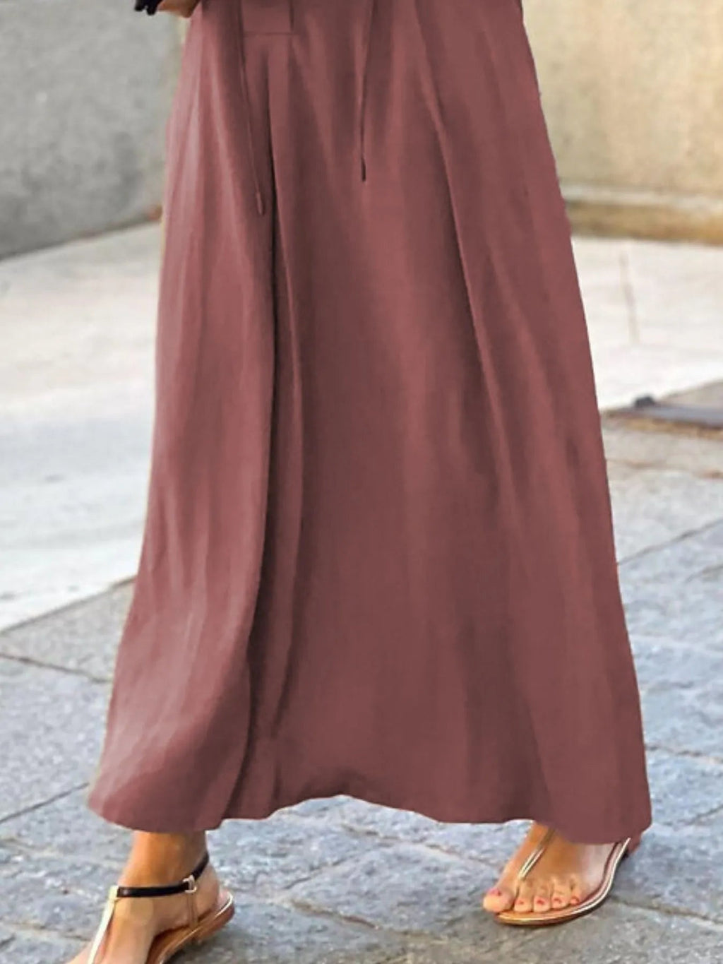 Full Size Solid Color Maxi Shirt Dress Plus Size