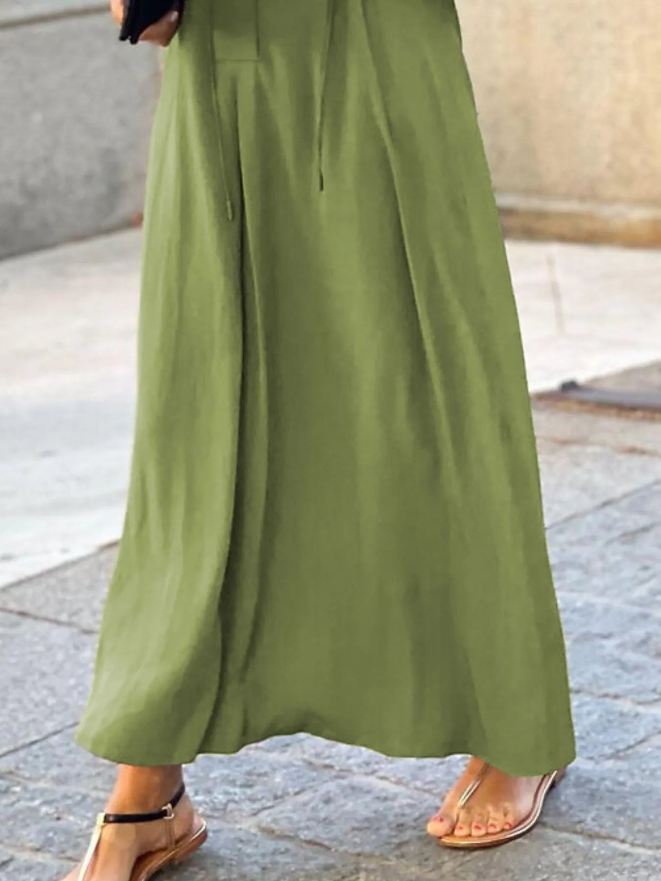 Full Size Solid Color Maxi Shirt Dress Plus Size
